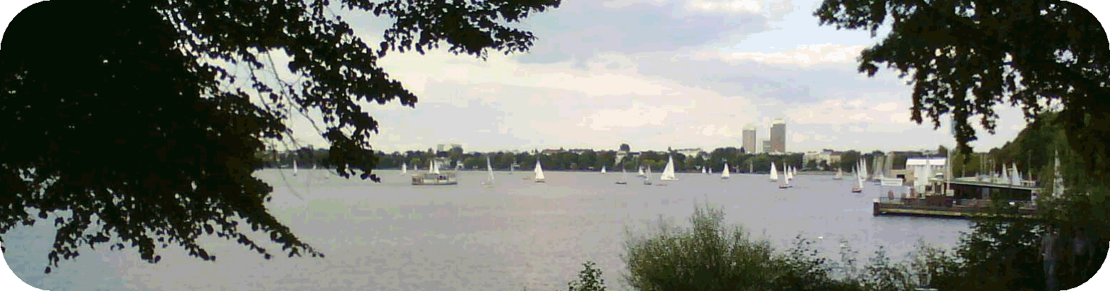 Die Alster in Hamburg